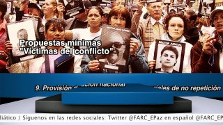 2014   septiembre  30,  Noticiero de las FARC-EP  Ciclo 29 - I - Pueblo Colombiano Pa la mesa