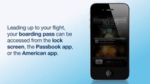 How to add your Mobile Boarding Pass to Passbook - American Airlines iPhone App iOS6
