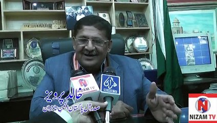 Khalid Pervaiz President Al Pakistan Anjuman e Tajiran