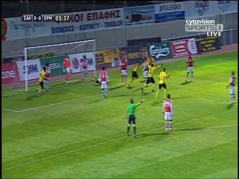 Νέα Σαλαμίνα-Ερμής 0-1 (Ντε Πίνα 7')