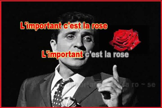 L'important c'est la rose - Gilbert Bécaud - Karaoké par Barbiche
