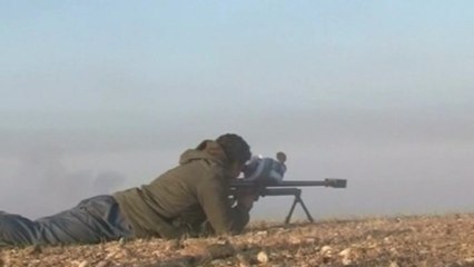 Blasting through IS-controlled lands north of Baghdad