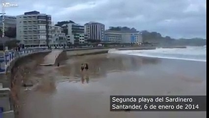 Crazy girl learns it the hardway