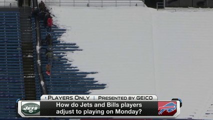 How will Jets-Bills players adjust to playing Monday?
