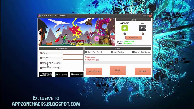 Food Battle The Game Hack - Unlimited Gold and Crystals