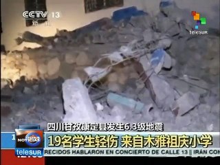 China: terremoto de 6.3° Richter deja 4 muertos y 52 heridos