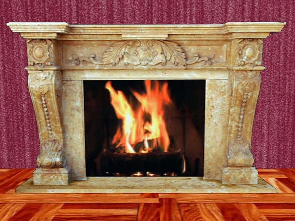 1cheminee marbre 45 new fire