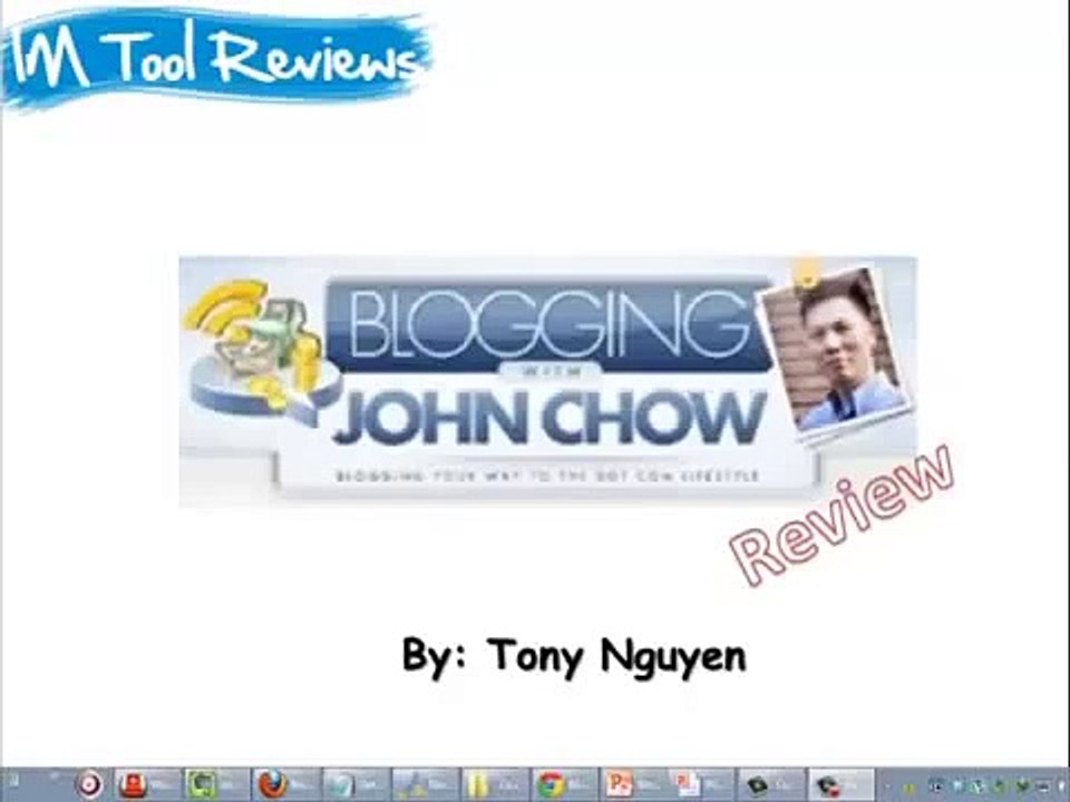 ★★★★Blogging With John Chow   Watch this Blogging With John Chow Review