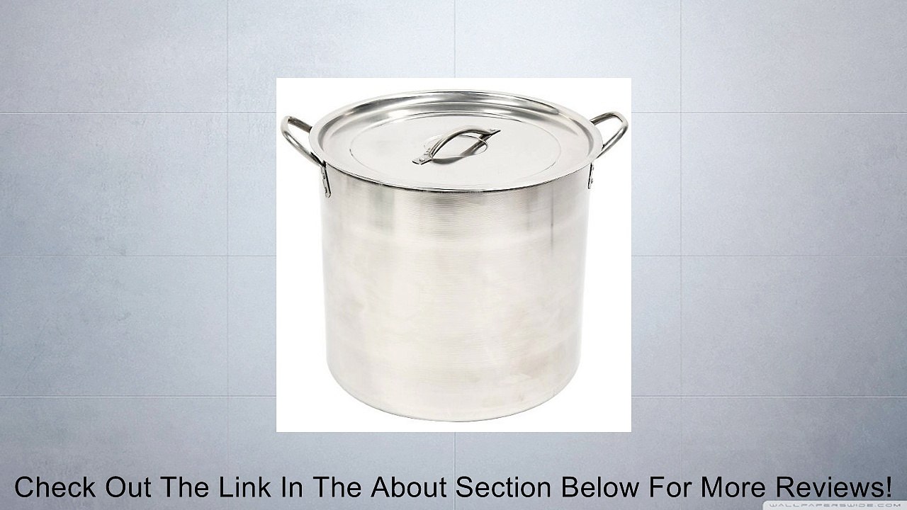 Stainless Steel Stock Pot, 20 qt. with Lid Review