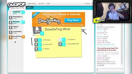 GIVING AWAY ANSWERS DRAW MY THING (WITH FACECAM-SIDEMEN).