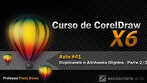 Curso de Corel Draw X6 - Aula 41 - Duplicar e Alinhar Objetos - Parte 2