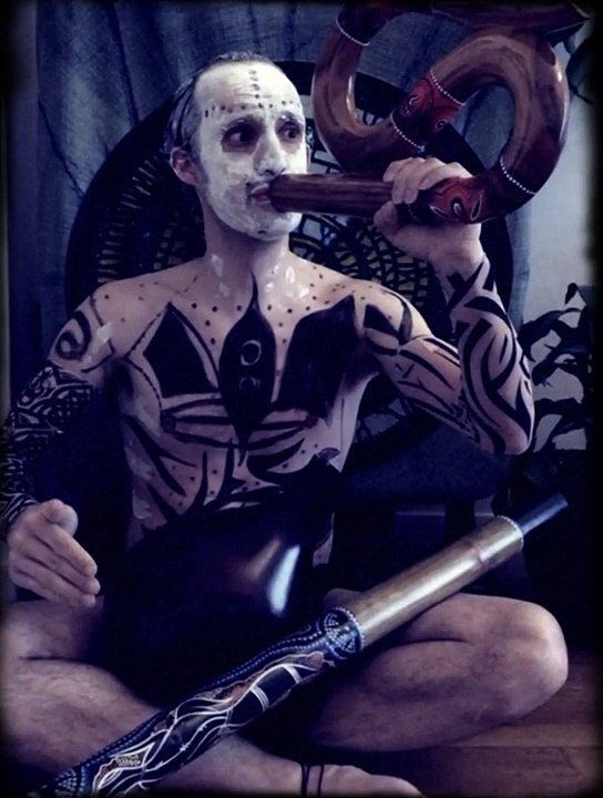 Johnny Cousin Aborigène DIdgeridoo 2