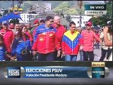 Maduro ejerció el voto en elecciones internas del Psuv