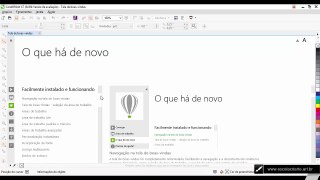 Curso de Corel Draw X7 - Aula 11 Tela de Boas Vindas - Parte 2 de 2