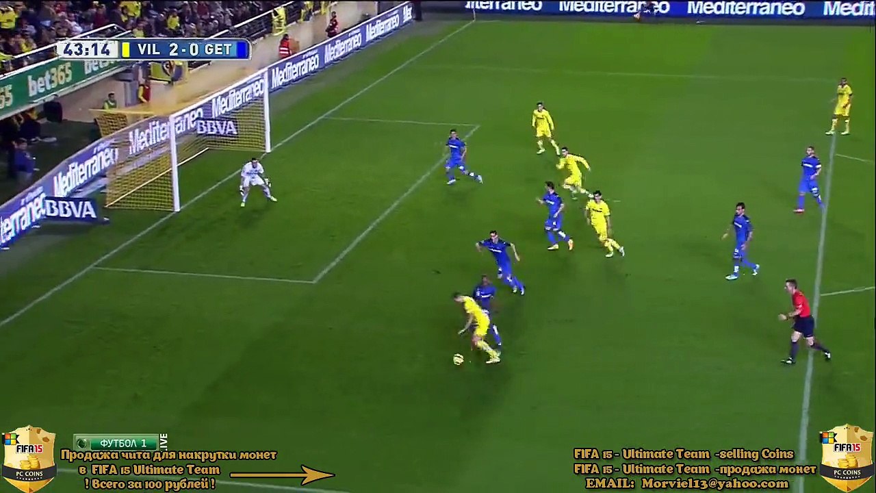 G.Moreno goal (Villareal 2-0 Getafe) HD