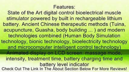 HealthmateForever Hands-free RECHARGEBLE Tens Electronic Pulse Massager Unit, ELECTROTHERAPY Pain Relief Pro Device, pocket size digital massager, Back pain, shoulder pain, leg pain, easy pain relief device. �- Such powerful like the one in the chiropract