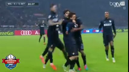 هدف جويل أوبي في مرمي ميلان