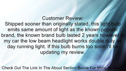 Vktech 4 Pcs H7 12v 55w Car Auto Xenon Light Bulb Headlight Lamp White Light Review