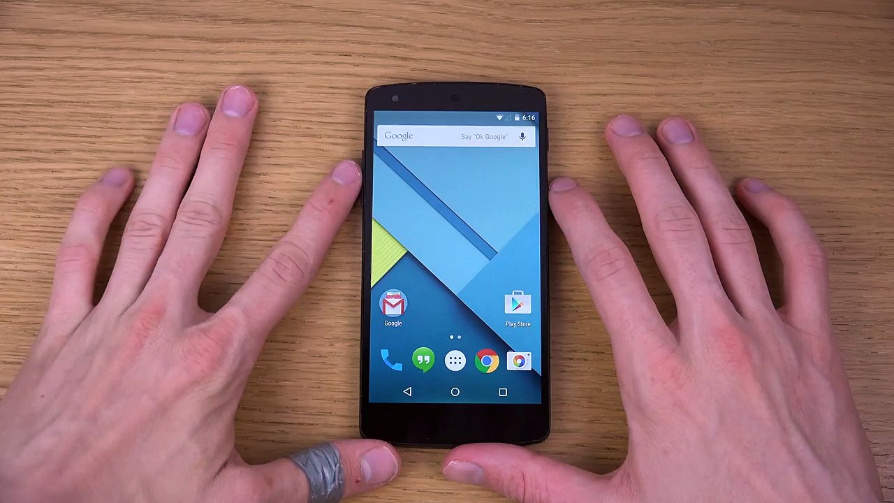 Nexus 5 Android 5.0 Lollipop Official LRX21O - Review (4K)