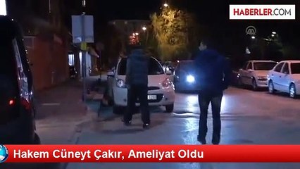 Cüneyt Çakır'ın, Maçın 30. Dakikasında "Nefes Alamıyorum" Dediği Ortaya Çıktı