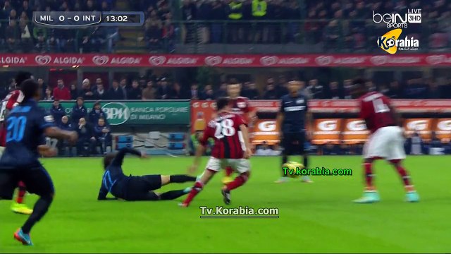 ملخص مباراة ميلان - إنتر ميلان الدوري الإيطالي 23-11-2014 تعليق عصام الشوالي