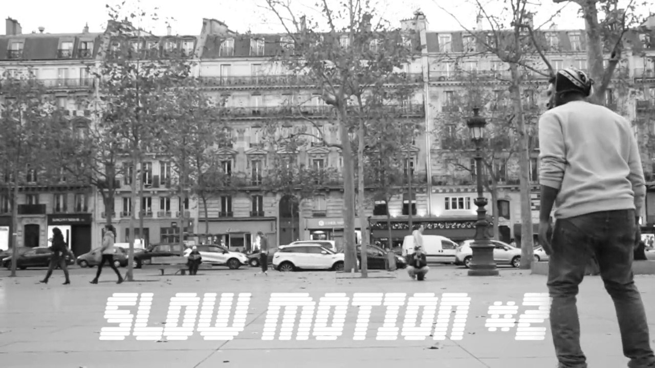 Slow Motion Skateboarding - Paris République #2