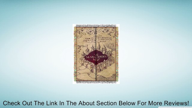 The Northwest Company Warner Bros Harry Potter Marauder's Map Tapestry Throw, 48 by 60-Inch Review