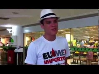 Marcos Lessa em lançamento de campanha do Hemoce