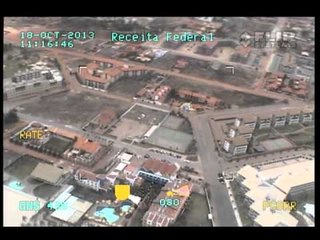 Imagens aéreas da Operação Telhado de Vidro no Ceará