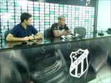 Entrevista coletiva de Macena, atacante do Ceará