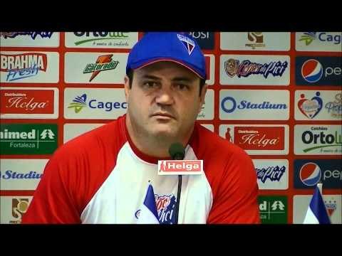 Coletiva de apresentação de Vica, novo técnico do Fortaleza