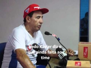 Coletiva do técnico Nedo Xavier