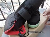 Updated Super Max Perfect Nike Air Yeezy 2 II NRG Black Solar Red Reviews