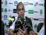Felipe Azevedo fala sobre jogar no meio de campo e a partida contra o Corinthians