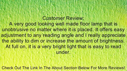 Atomic Truffle LED Reader Floor Lamp Review