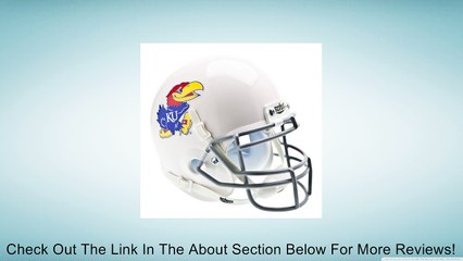KANSAS JAYHAWKS NCAA AUTHENTIC MINI 1/4 SIZE HELMET (ALTERNATE 1) Review