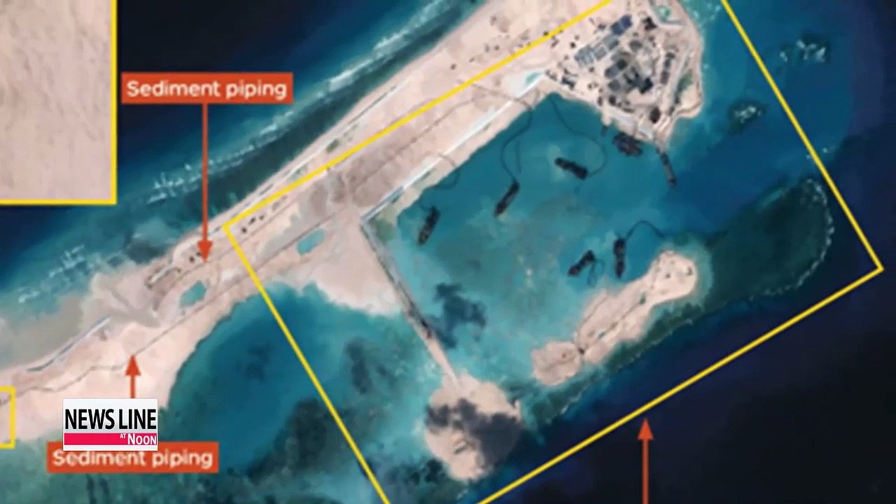 U.S. says China is building ocean airfield in disputed waters
