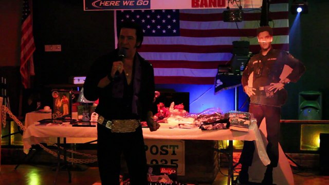 Joe Kent sings 'Can't Help Falling In Love' at the Elvis Presley memorial VFW Memphis video