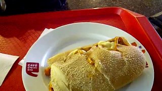 Cafe Coffee Day's Tandoori Chicken Sandwich & Cafe Frappe