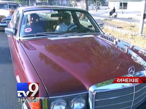 Vintage cars roar on Ahmedabad roads - Tv9 Gujarati