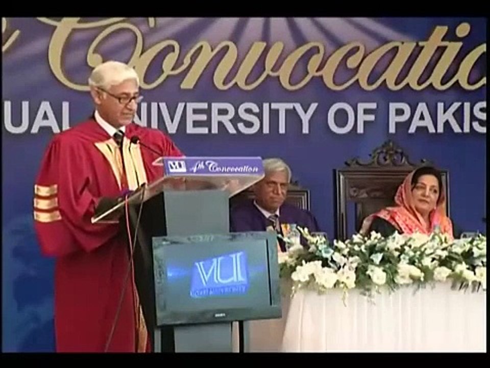 VU 4th Convocation (2014) Lahore (Held on March 22, 2014)