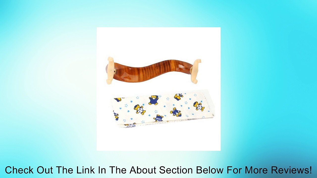 New Deluxe Maple Wood Violin Shoulder Rest For 3/4 & 4/4 Violin Review