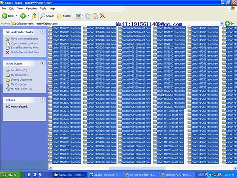 canon IP7270 reset Waste ink 5B00