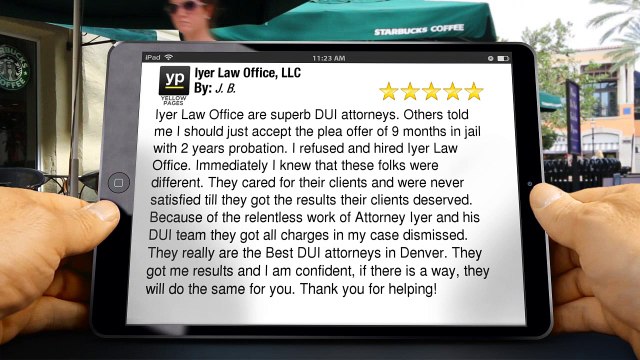 Iyer Law Office, LLC Englewood Great 5 Star Review by J. B.