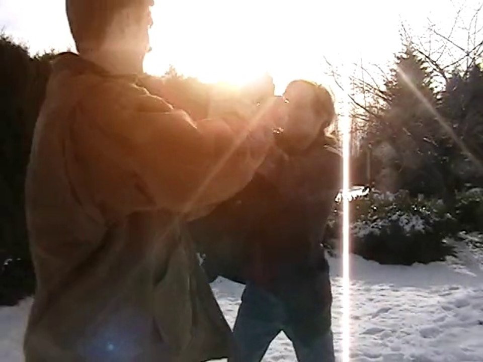 Lightsaber Duel in the Snow