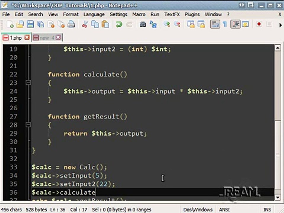 PHP OOP Tutorial 3 - Scope & Calculator - YouTube