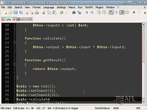 PHP OOP Tutorial 3 - Scope & Calculator - YouTube