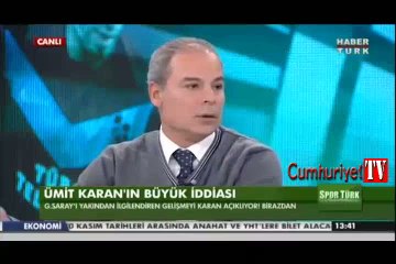 Ümit Karan canlı yayında küfür etti: 'Ağzına s...'