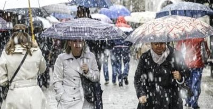 Meteoroloji'den 22 İle Yağmur ve Karla Karışık Yağmur Uyarısı