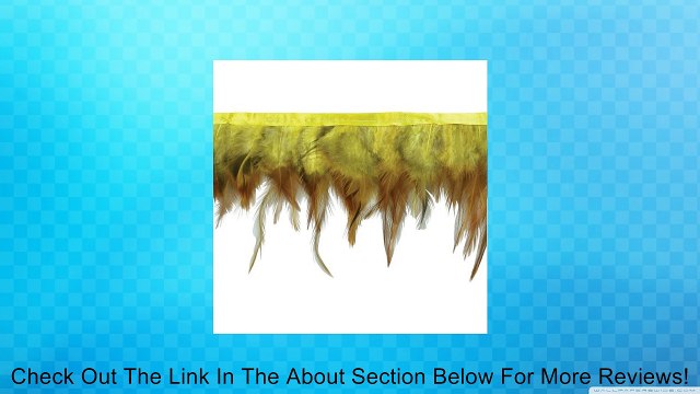 Jaylo Feather Fringe Trim 5-1/2 Wide 5 Yards-Yellow Review